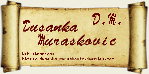 Dušanka Murašković vizit kartica